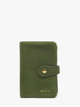 Portefeuille Leder Nat et nin Groen vintage JOYCE